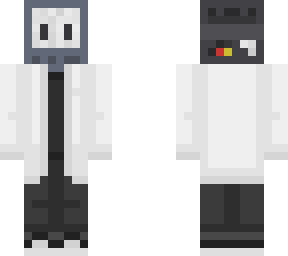 tv w/ lab coat