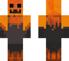 cool skin with a pumpkin