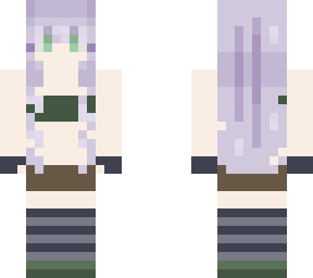purple hair girl