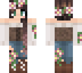 flower girl with flower crown