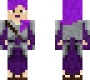half plate alex purple hair