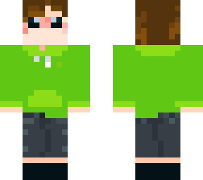 jessasilly in a green hoodie