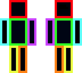 rainbow neon