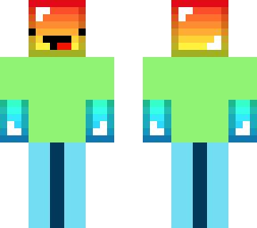rainbow noob mit t-shirt