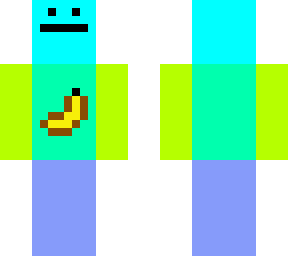 cyan banana guy