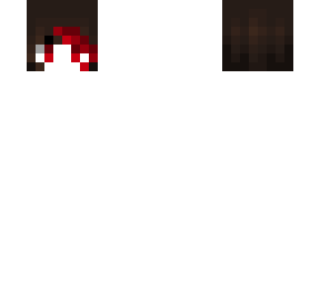 female hb - short brown w/ red bangs