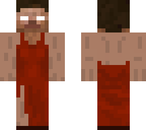 herobrine in a dress