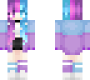 blue and purple