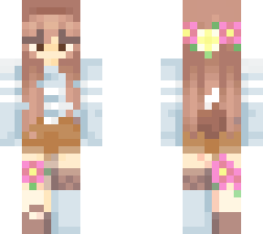 blue fox flower girl
