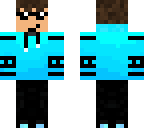 cyan hoodie