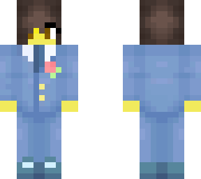 female - blue tuxedo