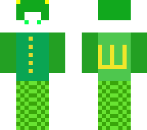 green checkers with w