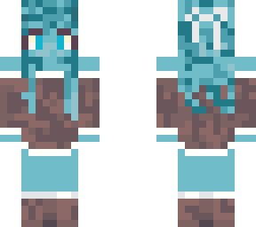 blue snow alien!