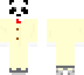 cream panda outfit