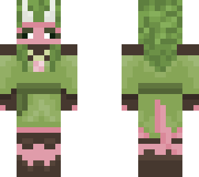 vis - pink and green tiefling ranger