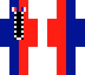 red and blue