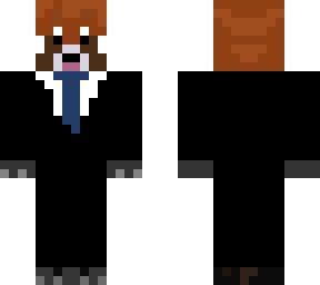 red panda businessman