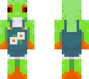 frog in dungarees