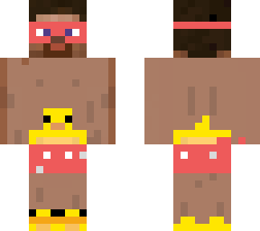 swimming steve red version