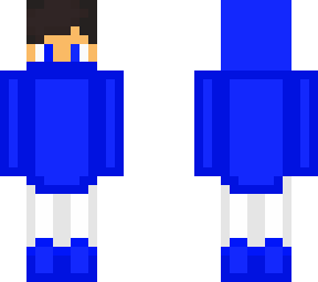 blue side of the corrupted gamer boy that i made