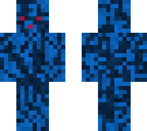 the blue man
