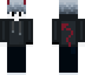 hoodie emo devil boy