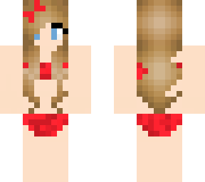 red bikini