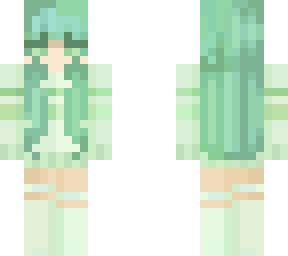 soft pastel mint