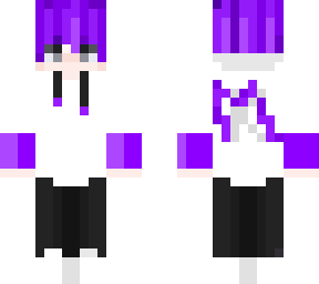purple anime boy