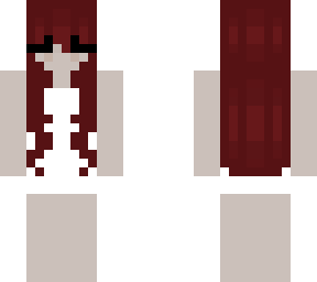 red haired towel