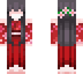 japanese red dress off-shoulder
