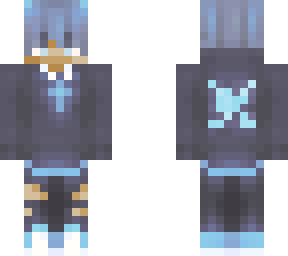 light blue schooling gamer