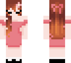 pink flower girl