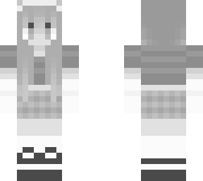 black and white