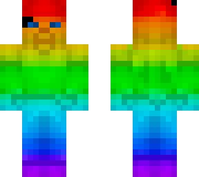 blue rainbow steve