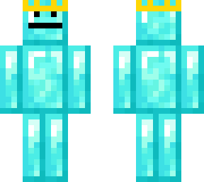 diamond block man