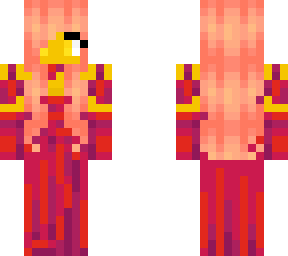 female - red dress - fire orange hair