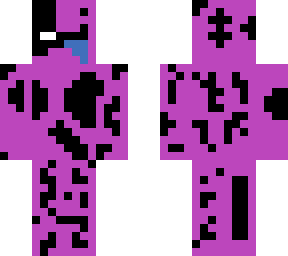 purple blob with black stuff