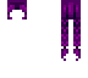 two thick braids hb purple