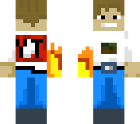 backwords youtuber skin
