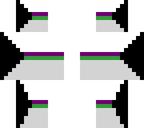 Demi***ual/romantic combo flag | Minecraft Skin