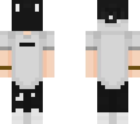 normal bunny mask skin . shirt