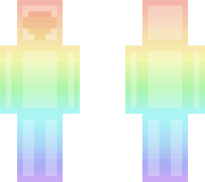 pastel rainbow suit