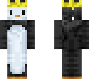 penguin with crown