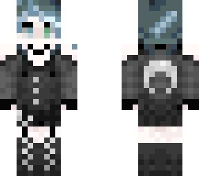 blue hair