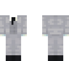 light grey suit