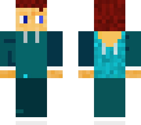 gamer with blue hoodie and pants