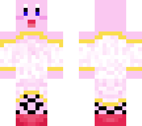 kirby in wedding dress and fishnets