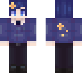 blue student - blue uniform