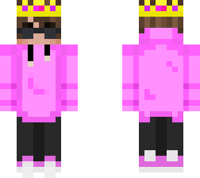 cool pink crown man